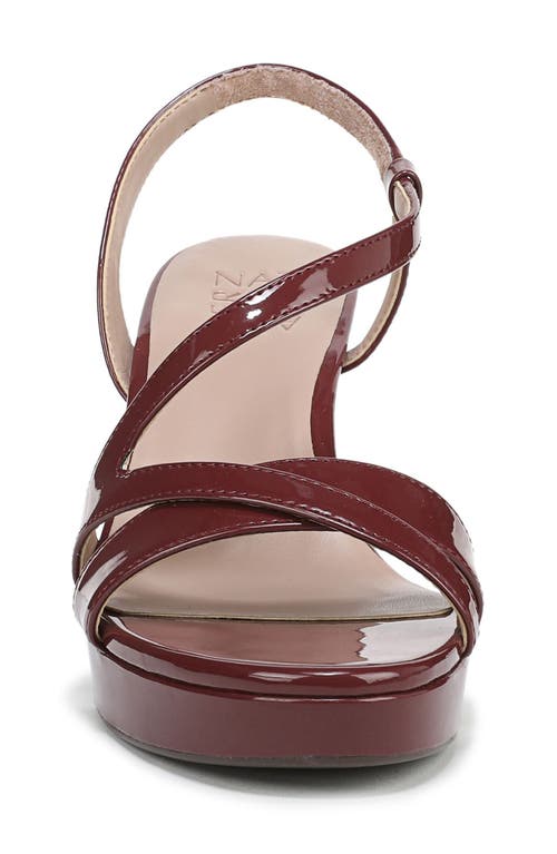 Naturalizer Women's Abby Open Square Toe Platform Dress Sandals In Brown
