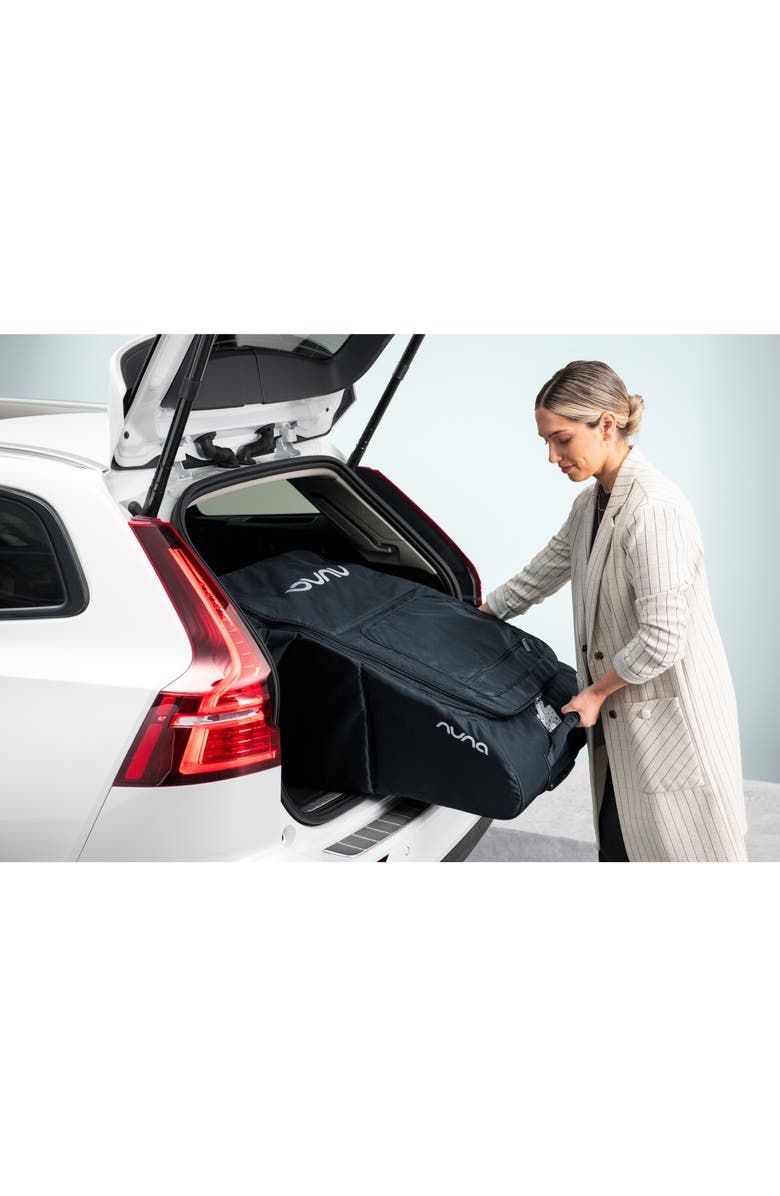 Nuna Wheeled Stroller & Car Seat Travel Bag, Alternate, color, Indigo