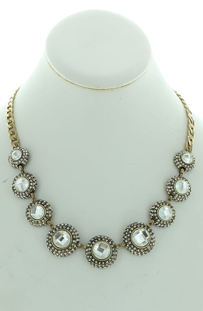 OLIVIA WELLES Gold Plated All Eyes On Me Necklace, Alternate, color, Gold