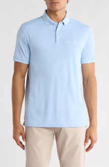 Cactus Man Powder Blue Knit Polo