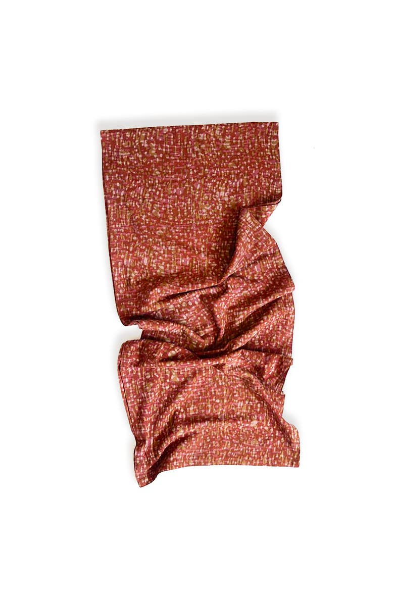 Ichcha Organic Cotton Table Runner, Main, color, Orange