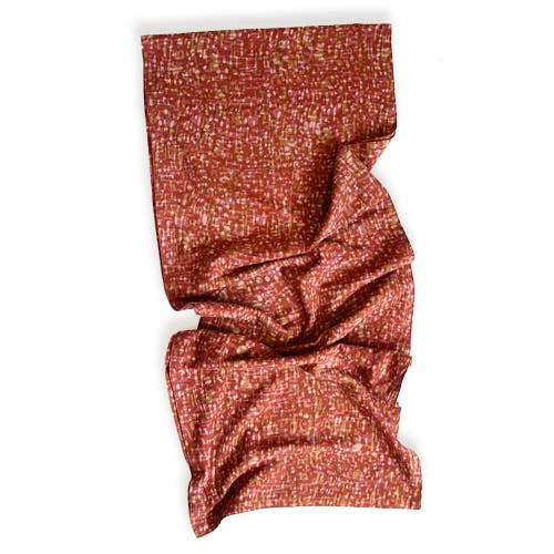 Ichcha Organic Cotton Table Runner In Orange