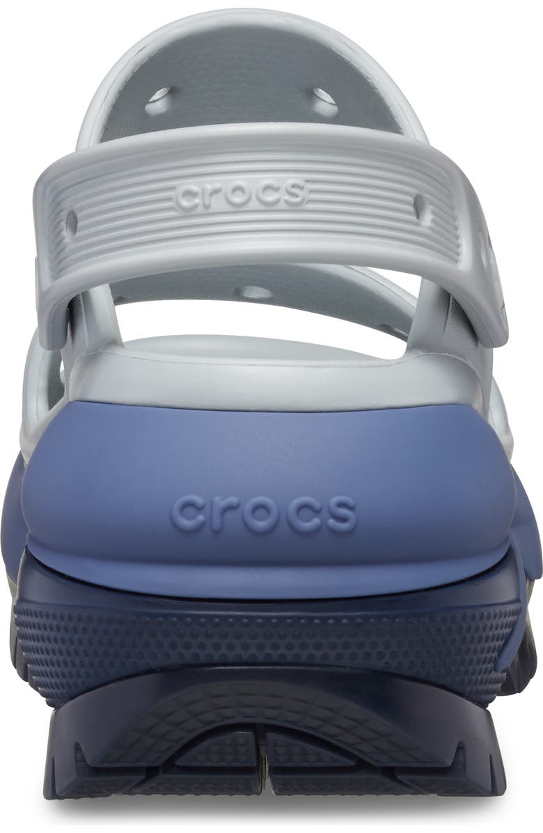 CROCS Classic Mega Crush Water Resistant Platform Sandal, Alternate, color, Mirage Multi