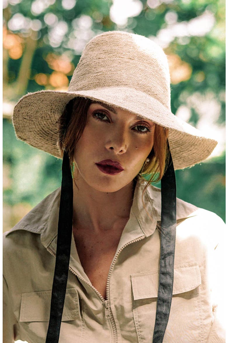 The Meg Jute Straw Hat, Alternate, color, Beige