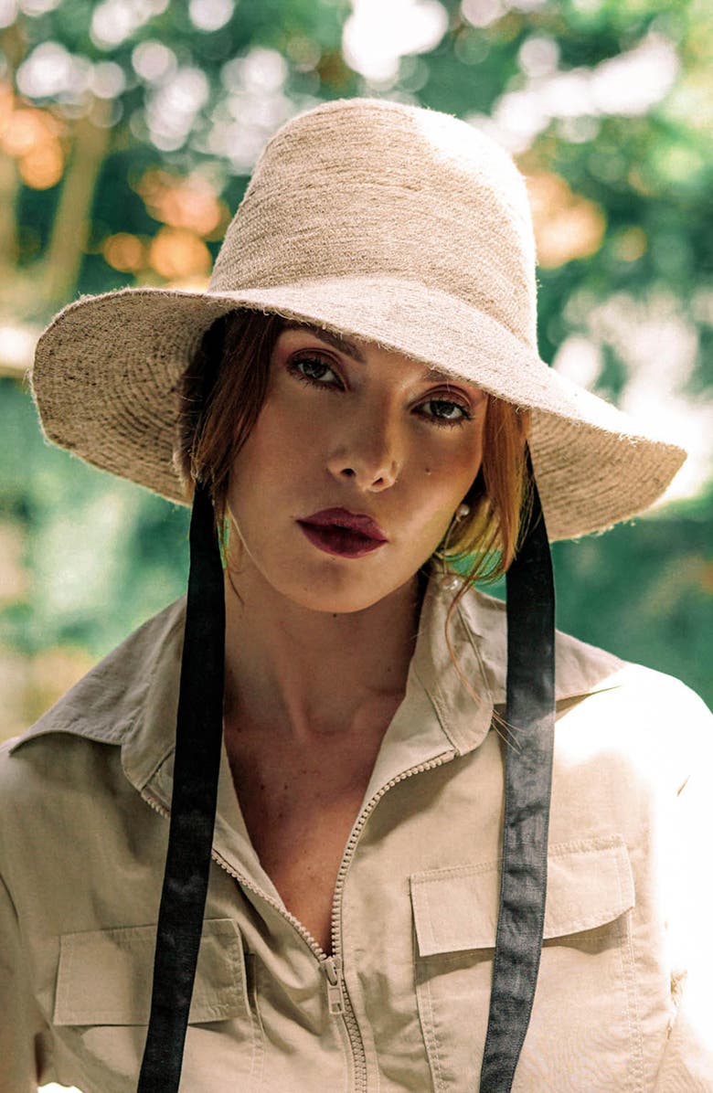 BRUNNA.CO The Meg Jute Straw Hat, Alternate, color, Beige