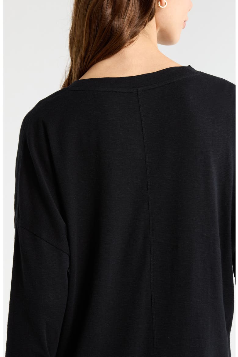 Ease Up Long Sleeve T-Shirt, Alternate, color, BLACK