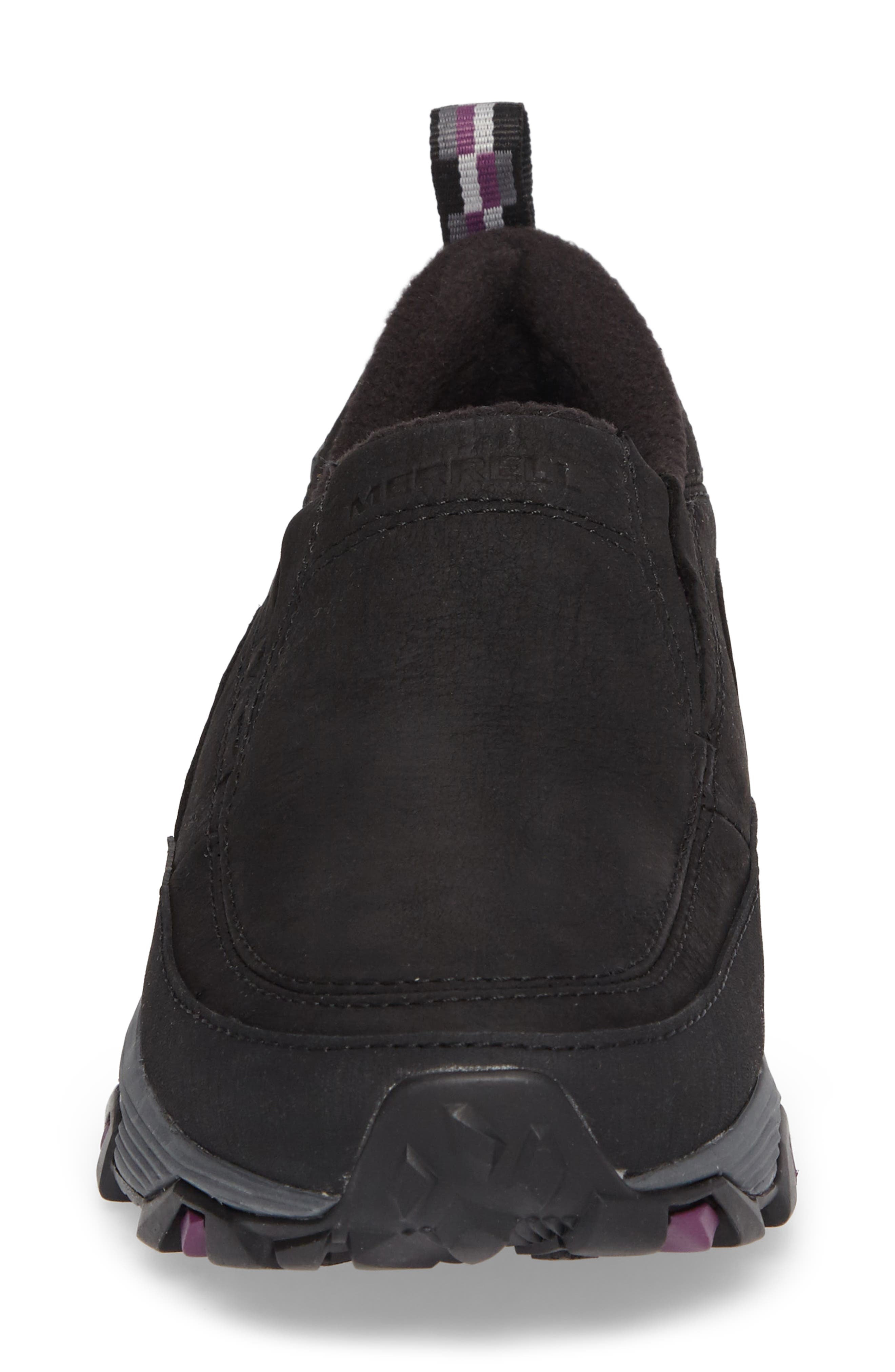 Coldpack Ice Waterproof Slip-On Sneaker, Alternate, color, BLACK LEATHER