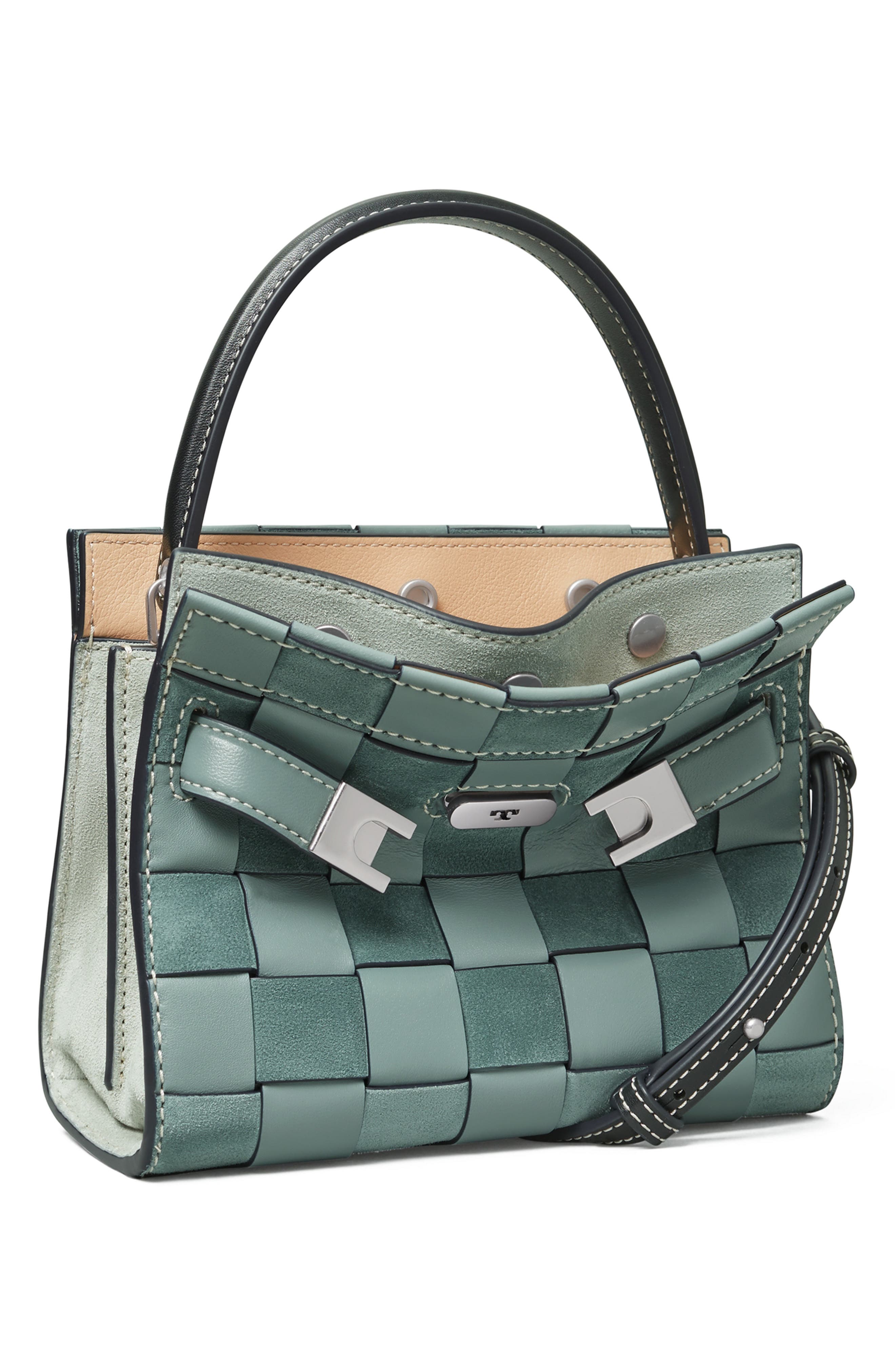 Tory Burch Lee Radziwill Petite Double Bag, Alternate, color, 