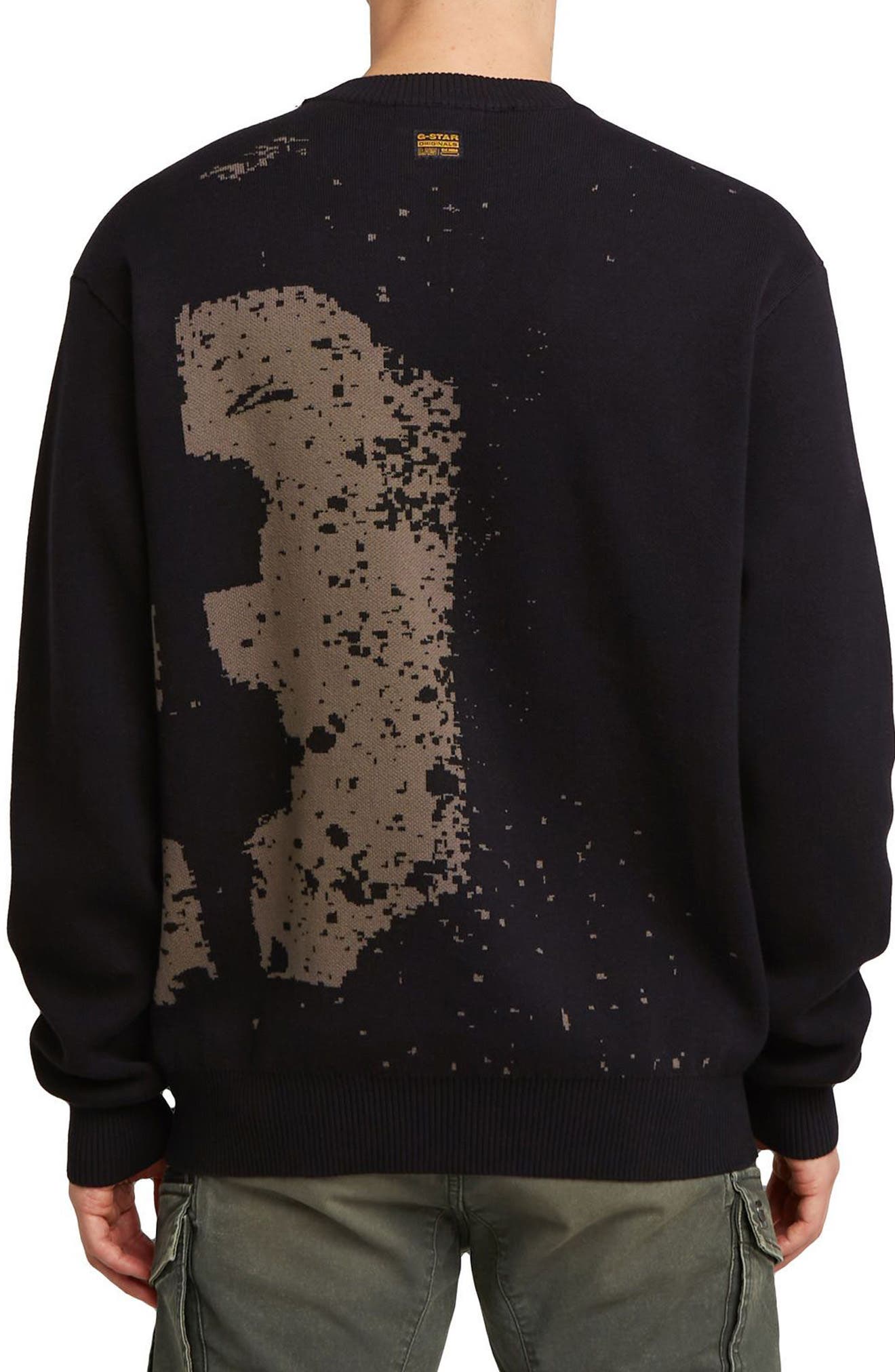 Sprayed 89 Relaxed Organic Cotton Crewneck Sweater - image 2