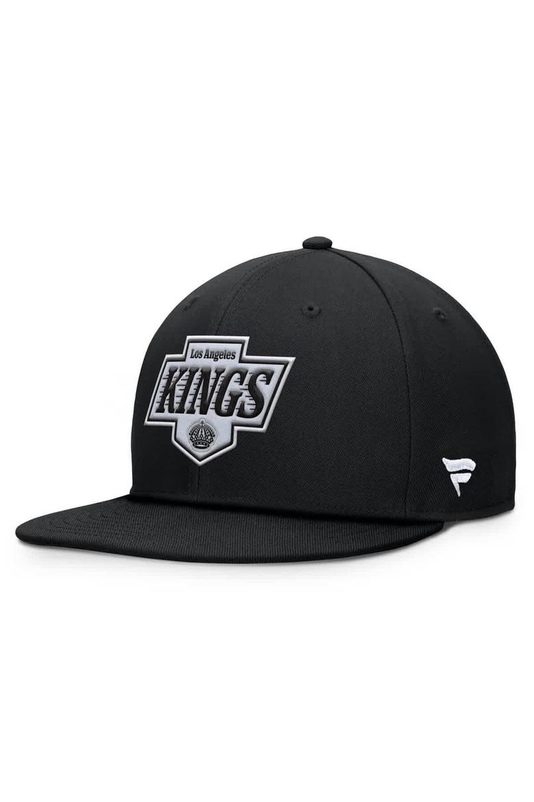 Men's Fanatics Black Los Angeles Kings Primary Logo Snapback Hat, Main, color, Black