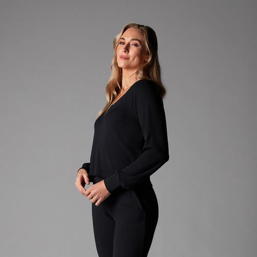 Tavi Rib Long Sleeve In Black