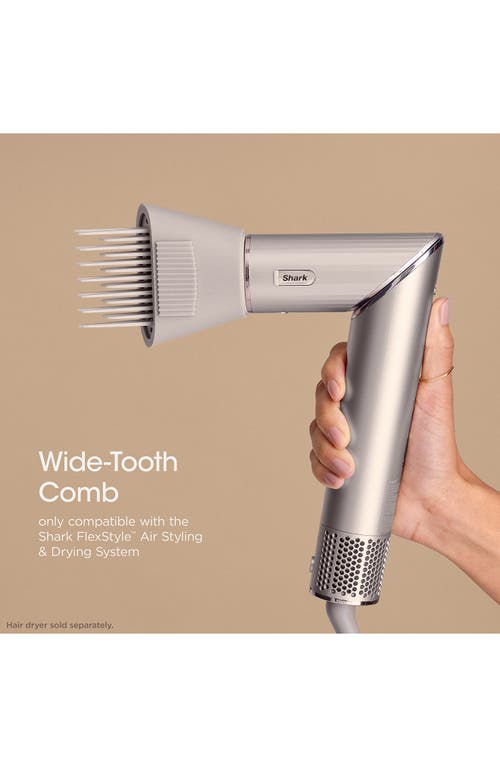 Shark Flexstyle Wide-tooth Comb Attachment In Gray