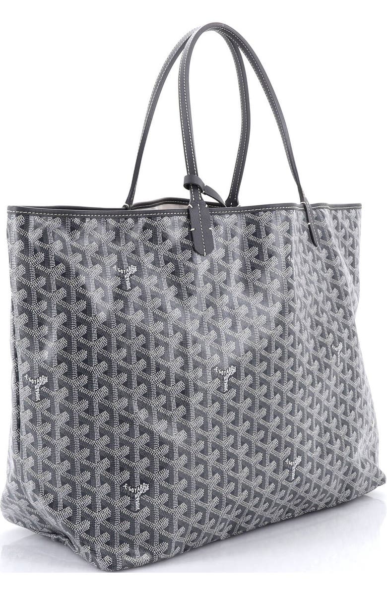 Pre-Owned Goyard Saint Louis Tote Coated Canvas GM, Alternate, color, Gray