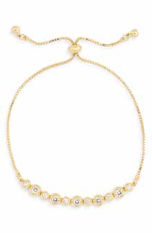 EYE CANDY LOS ANGELES CZ Bead Adjustable Bracelet