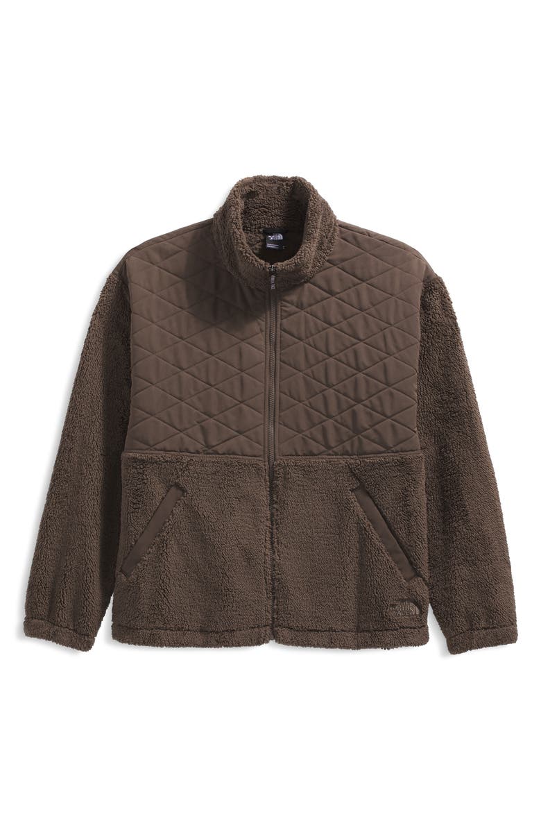 The North Face Cabin Fleece Jacket, Alternate, color, Smokey Brown