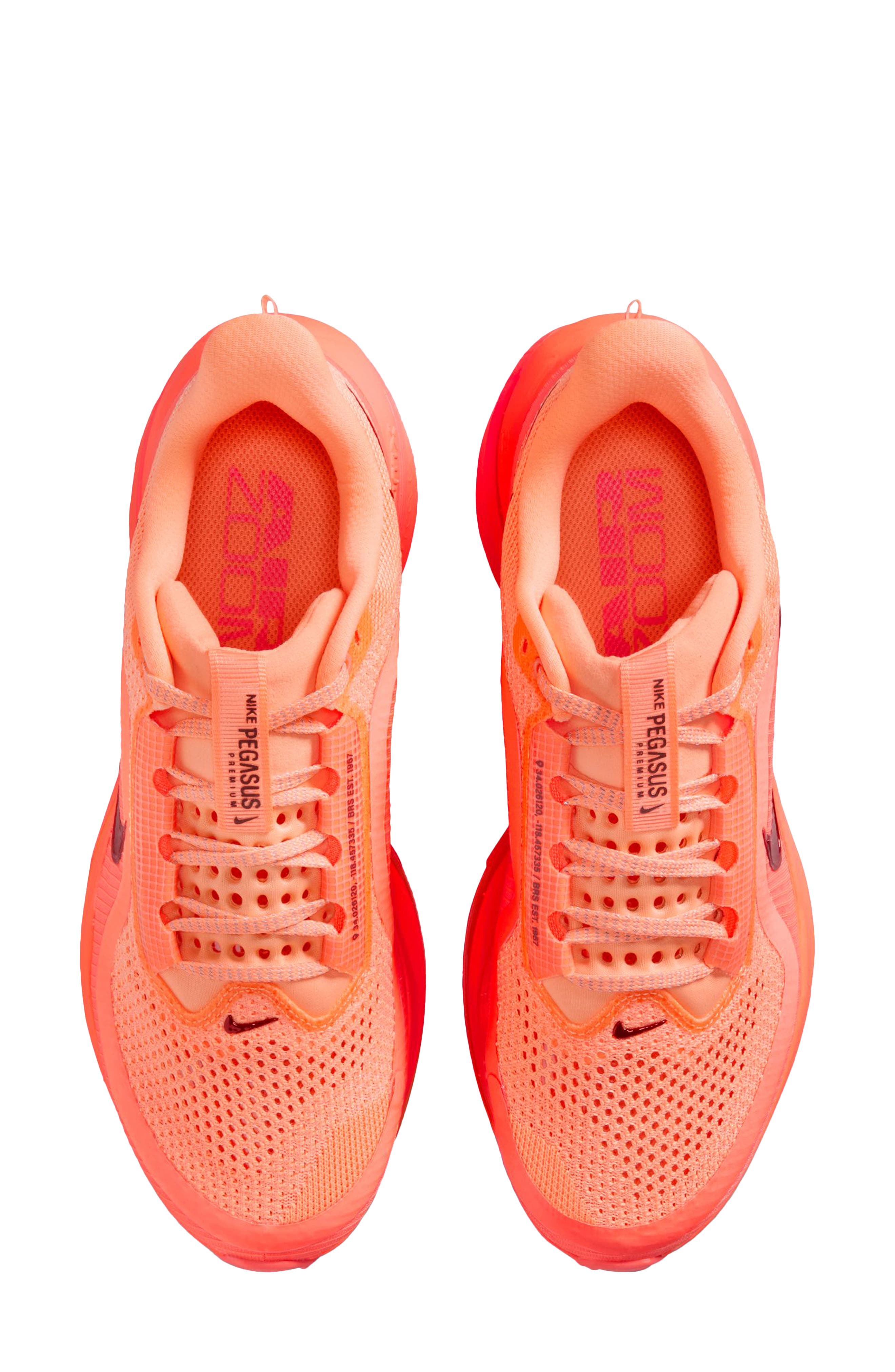 Pegasus Premium Running Shoe, Alternate, color, ORANGE PULSE/ HOT LAVA/ MANGO