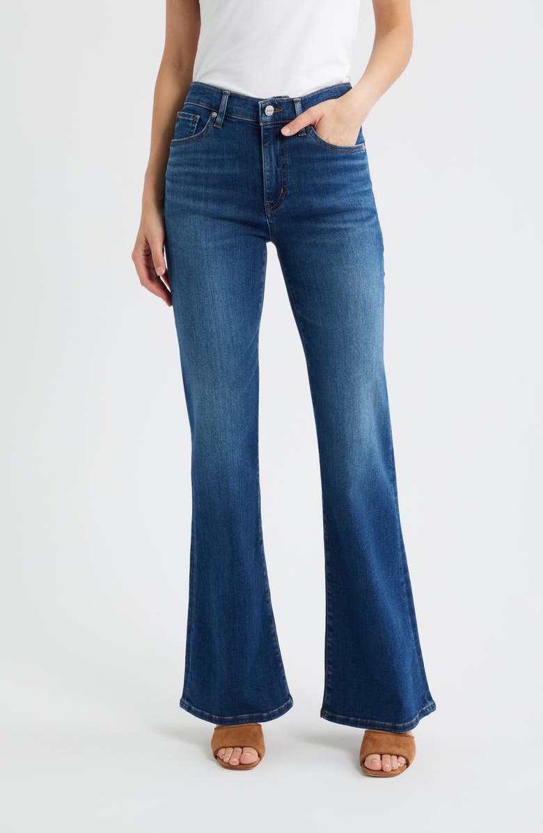 FRAME The Icon High Waist Flare Jeans, Main, color, Celebrity