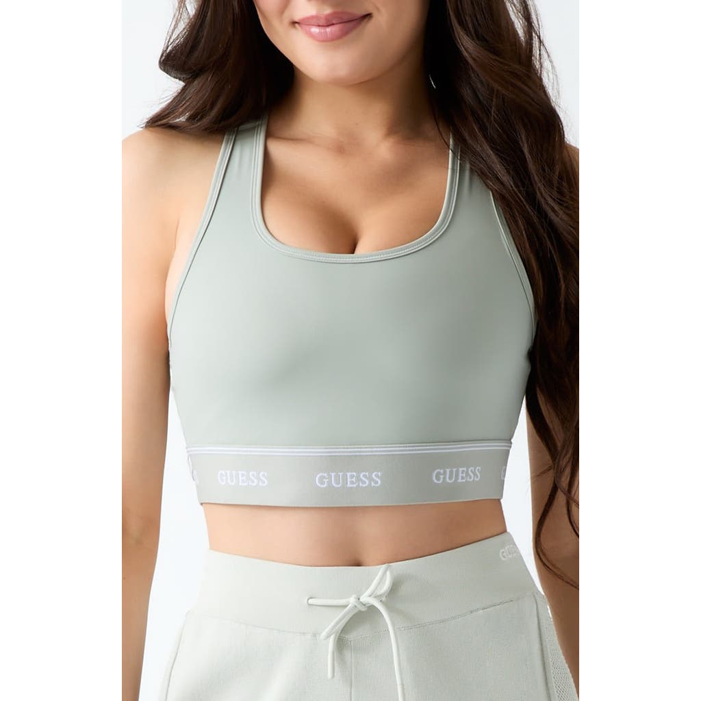 Guess Alba Sports Bra In Green