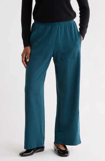 Slit Hem Straight Leg Pants