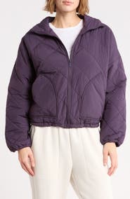 Z by Zella Wander Diamond Quilted Jacket