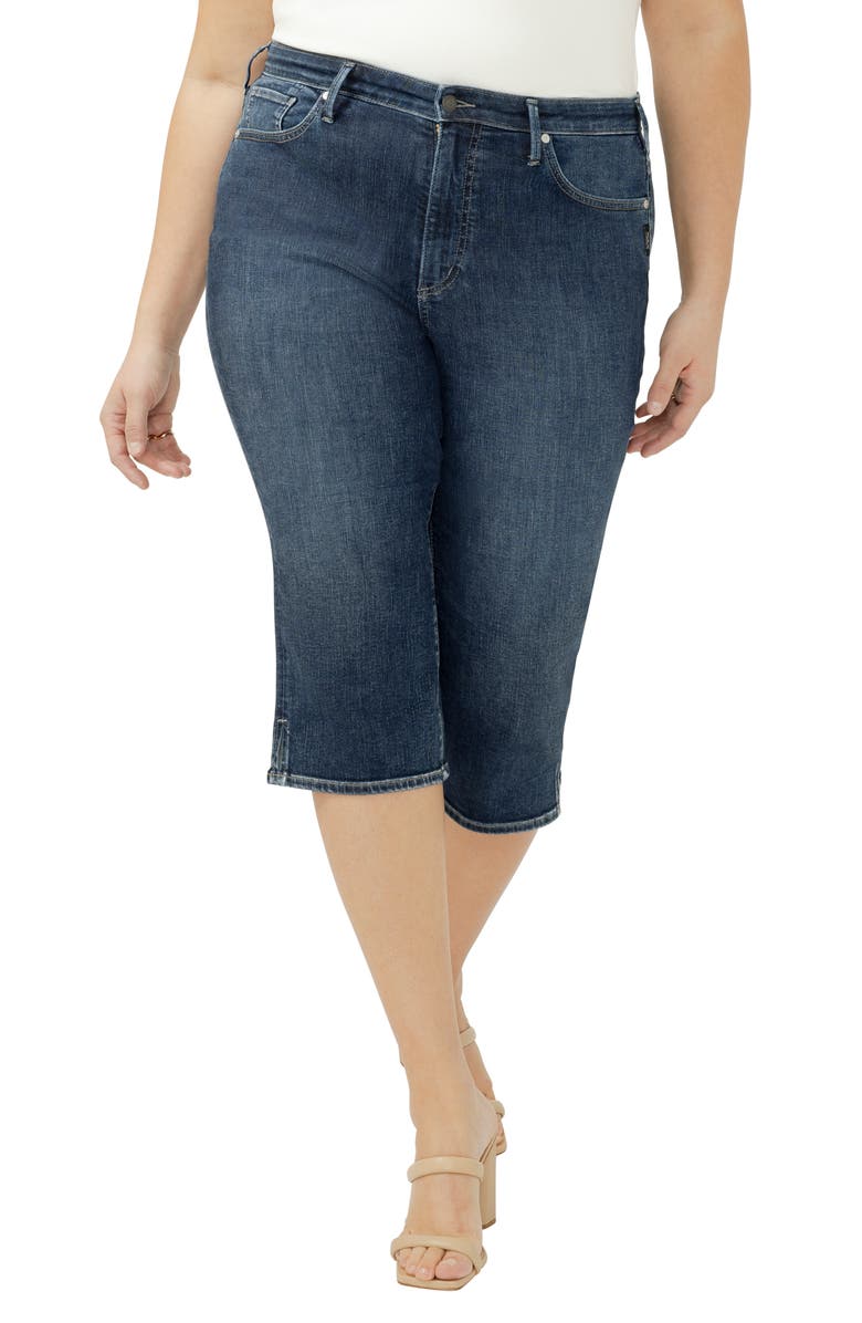 Silver Jeans Co. Isbister Modern Capri Jeans, Main, color, Maisie