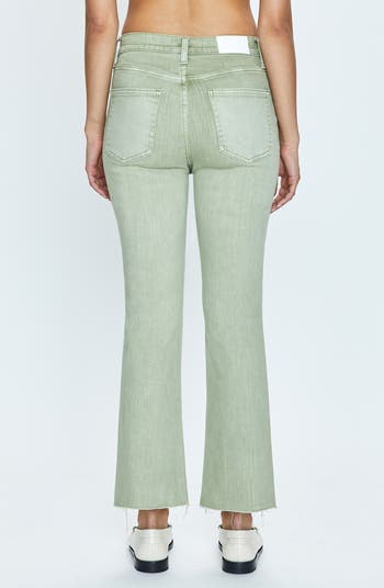 Lennon High Waist Raw Hem Crop Bootcut Jeans
