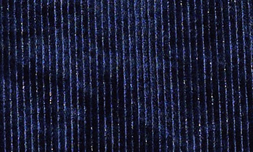 Hannah Banana Kids' Ruffle Velvet Dress In Blue