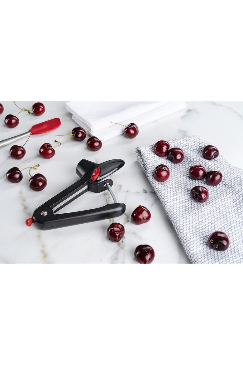 Cherry and Olive Pitter, Alternate, color, Black