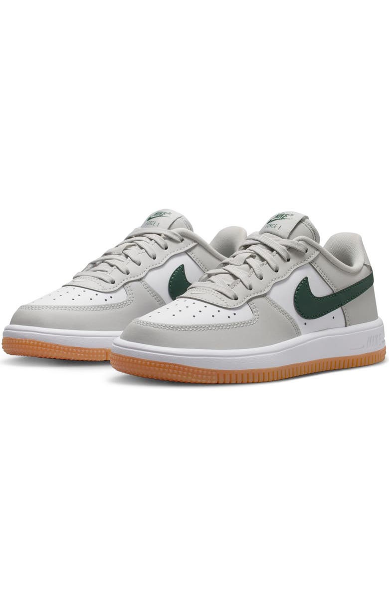 Nike Kids' Air Force 1 Sneaker, Main, color, 002 Ptndst/White
