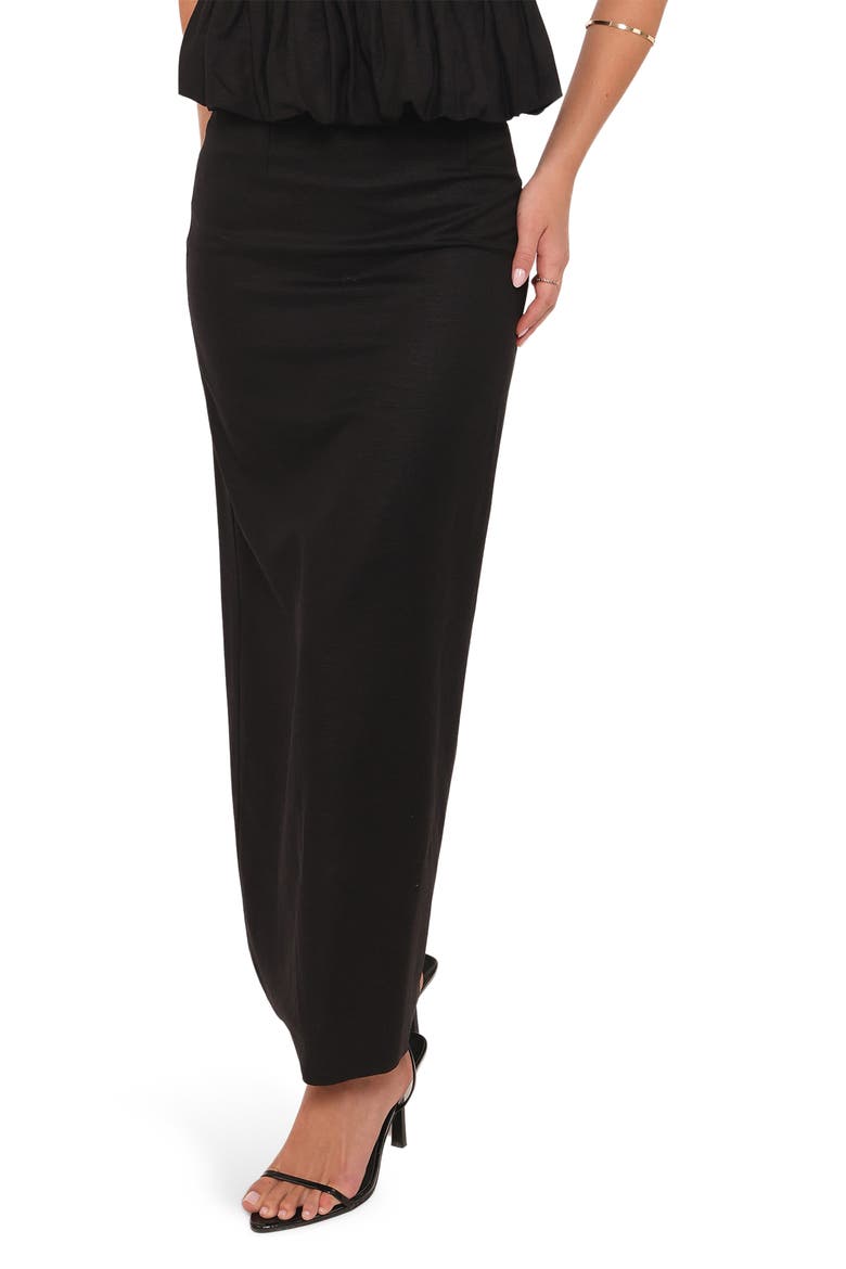 Ursa Column Skirt, Alternate, color, BLACK