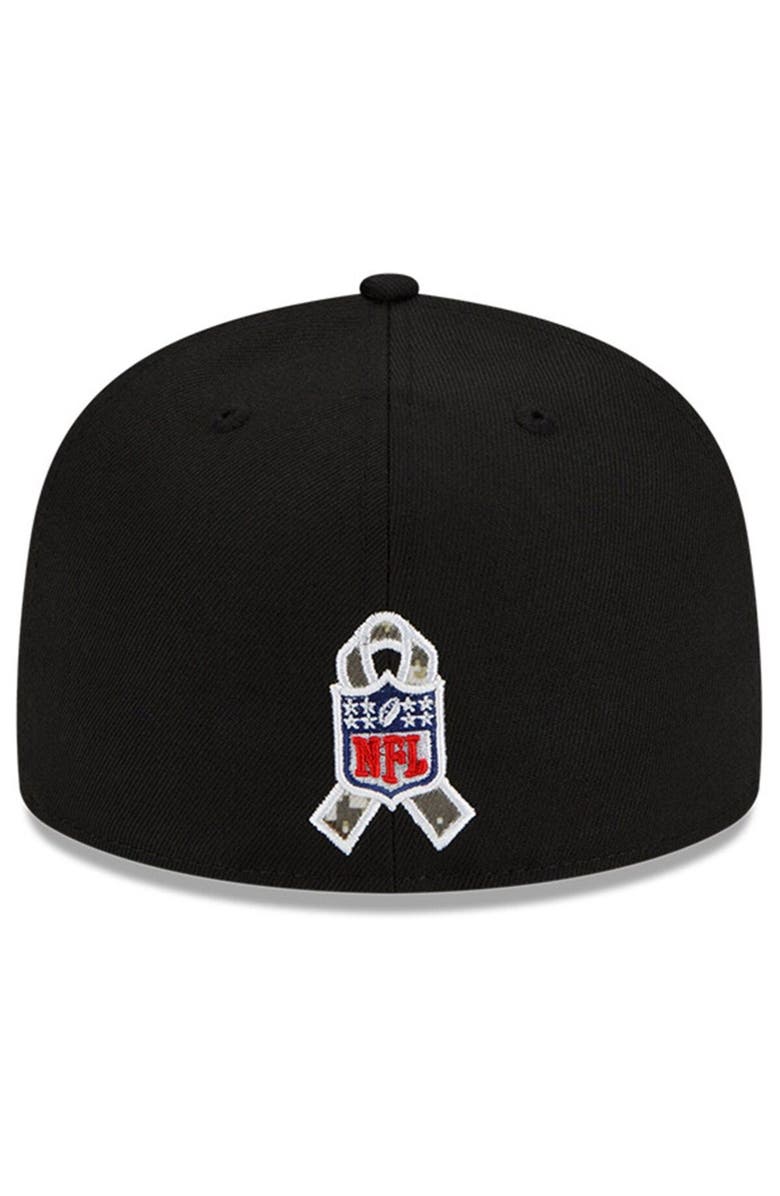 New Era Men's New Era Black/Camo Pittsburgh Steelers 2021 Salute To Service 59FIFTY Fitted Hat, Alternate, color, 