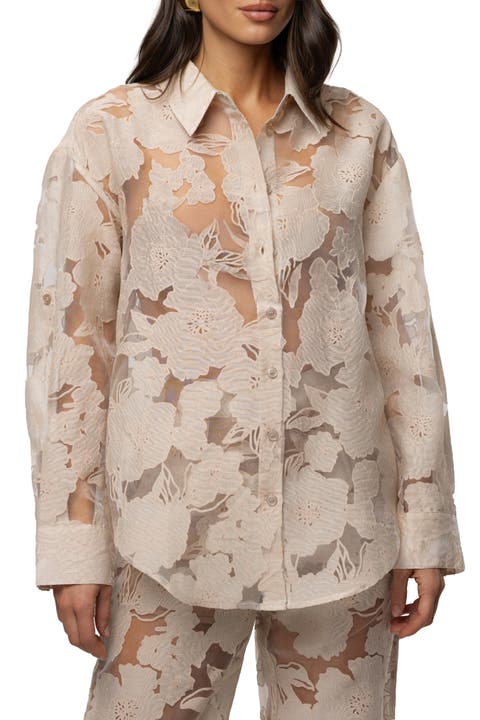 Organza Floral Blouse