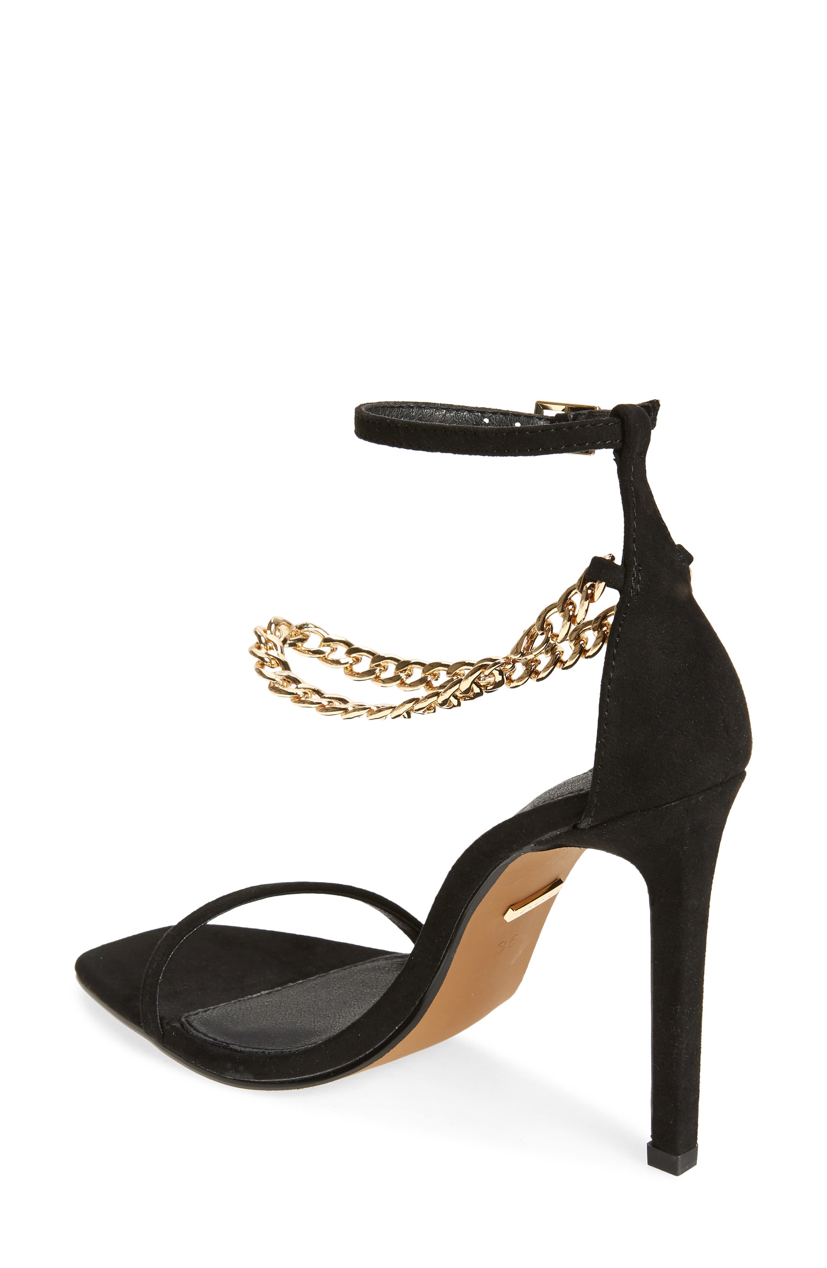 Topshop Rival Chain Strap Sandal, Alternate, color, 
