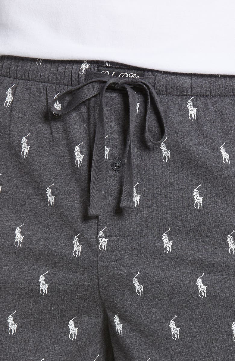 Polo Ralph Lauren Pony Print Lounge Shorts, Alternate, color,