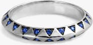 Awe Inspired Aura Sterling Silver Band Ring