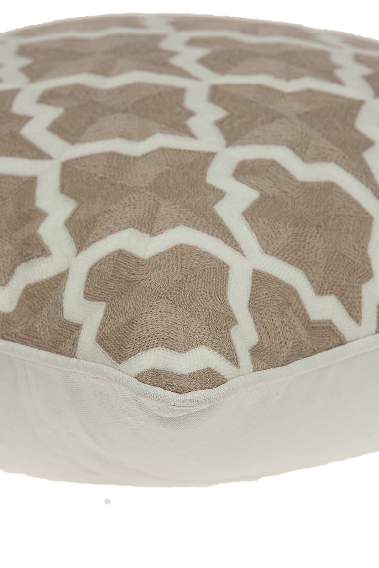 Canita Transitional Pillow - 20" x 20" - Beige, Alternate, color, BEIGE