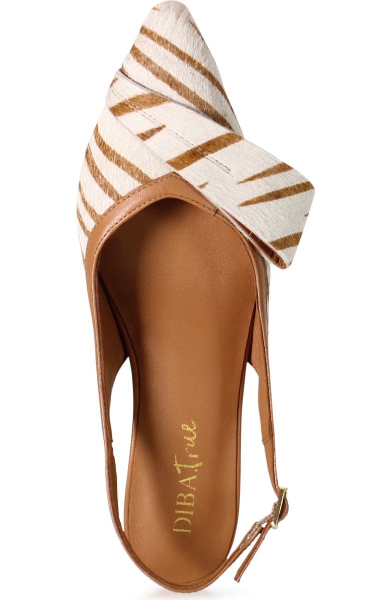 DibaTrue SETTLE DOWN Slingback Pump, Alternate, color, White/Tan