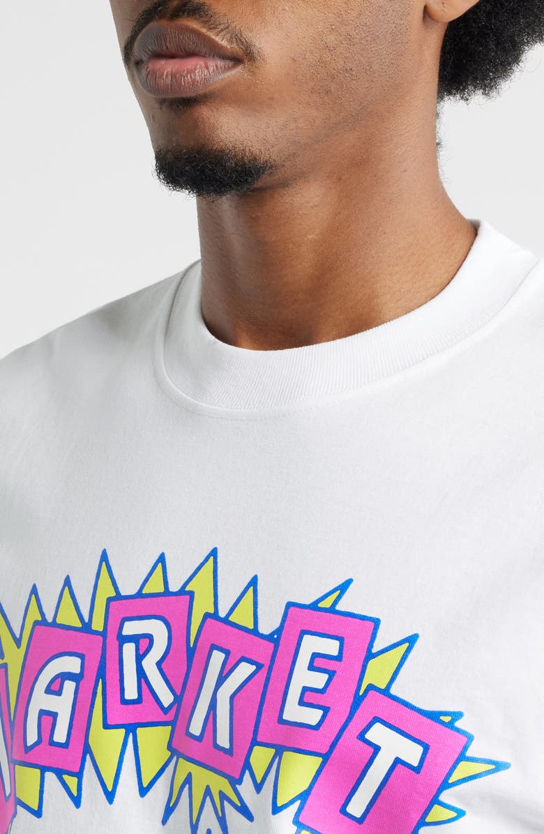 MARKET Sounds Cotton T-Shirt, Alternate, color, White