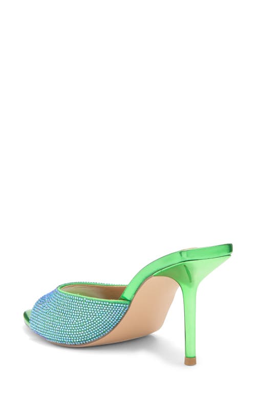 Steve Madden Katey Slide Sandal In Green Multi