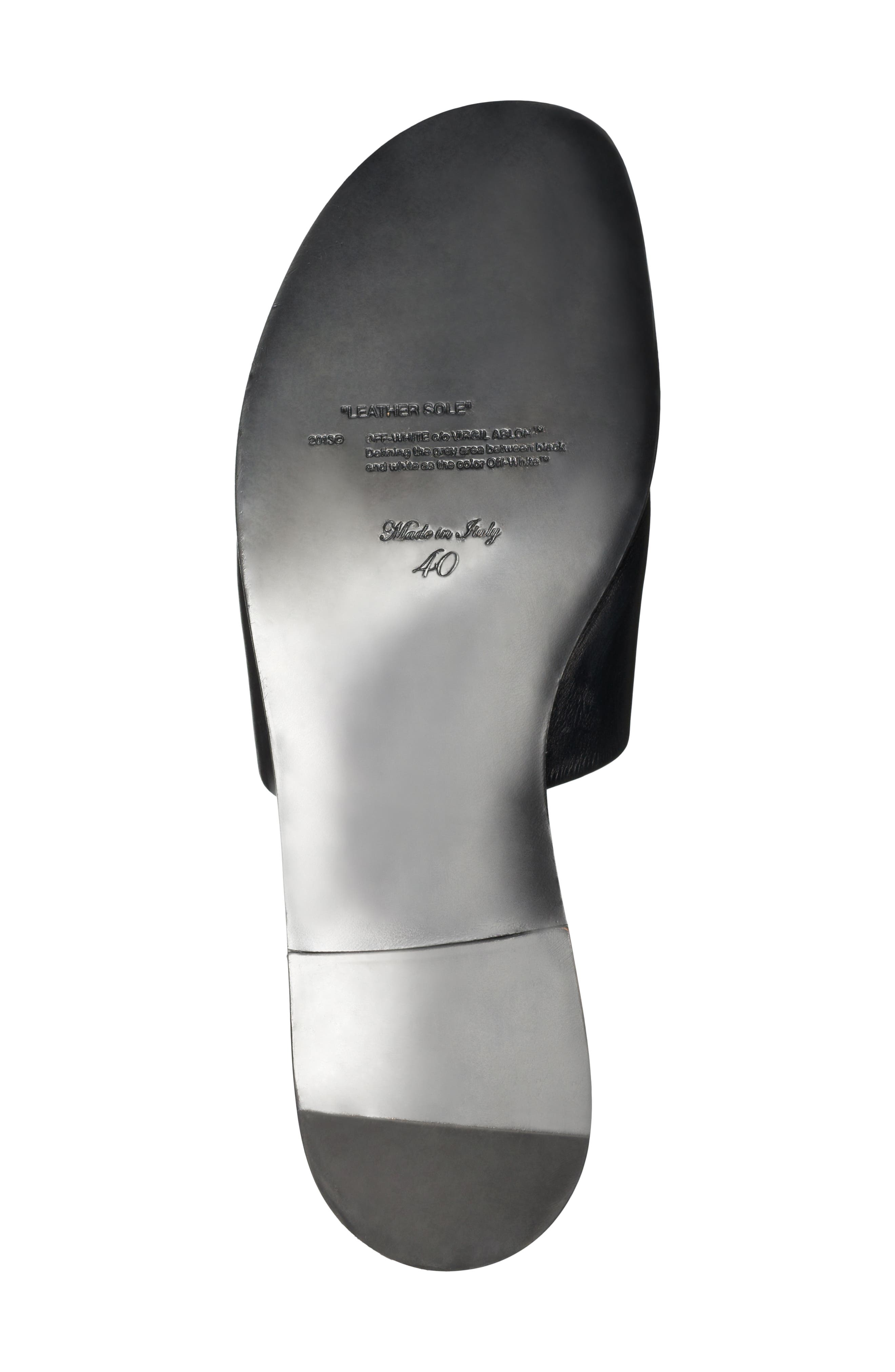 Off-White Arrow Slide Sandal, Alternate, color, 