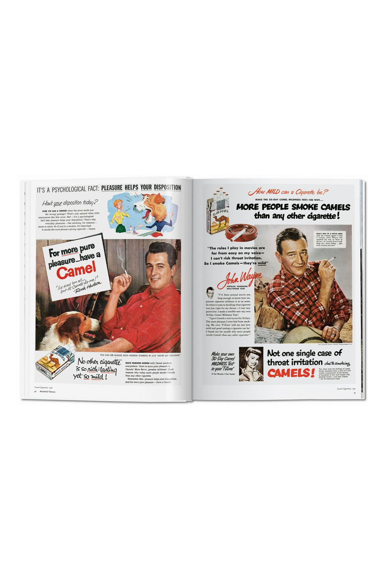 AllAmerican Ads of the 50s English French German Book, Alternate, color, multicolor