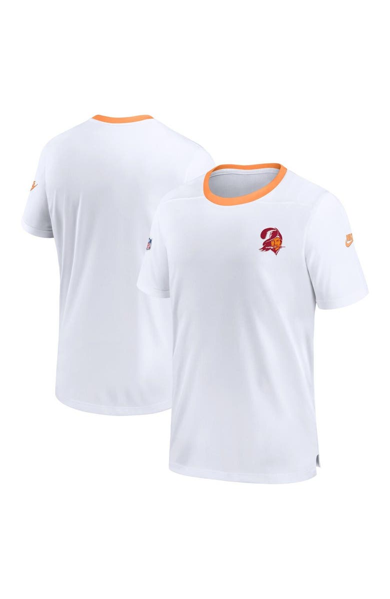 Nike Men's Nike  White Tampa Bay Buccaneers Throwback Coach Performance T-Shirt, Main, color, White