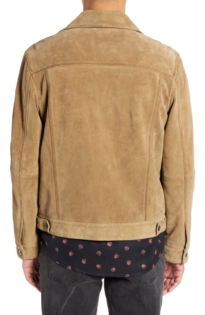 Treasure & Bond Suede Trucker Jacket, Alternate, color,