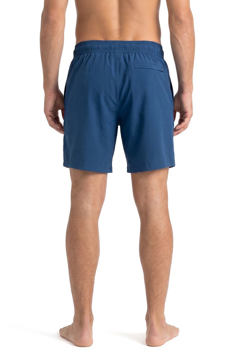 Spyder Ripstop Texture Volley Swim Shorts, Alternate, color, Abyss