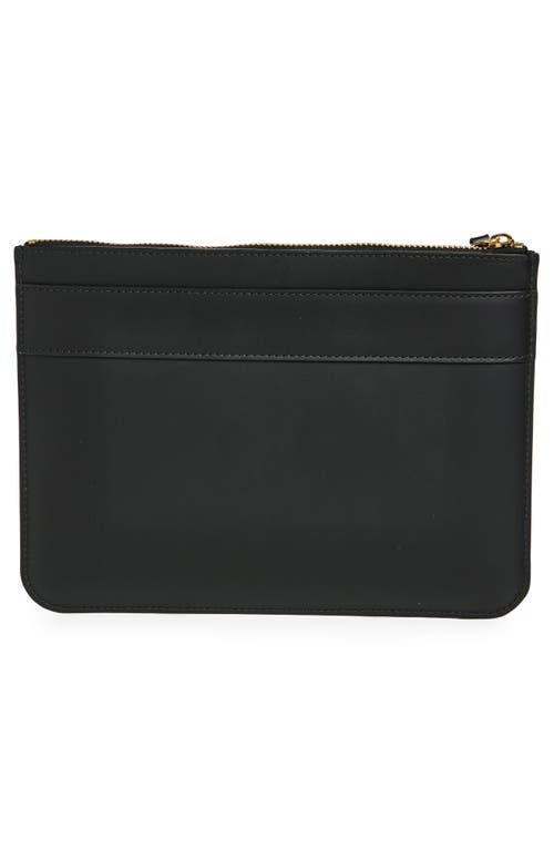 COMME DES GARÇONS COMME DES GARÇONS WALLETS BIG BOW LEATHER ZIP POUCH