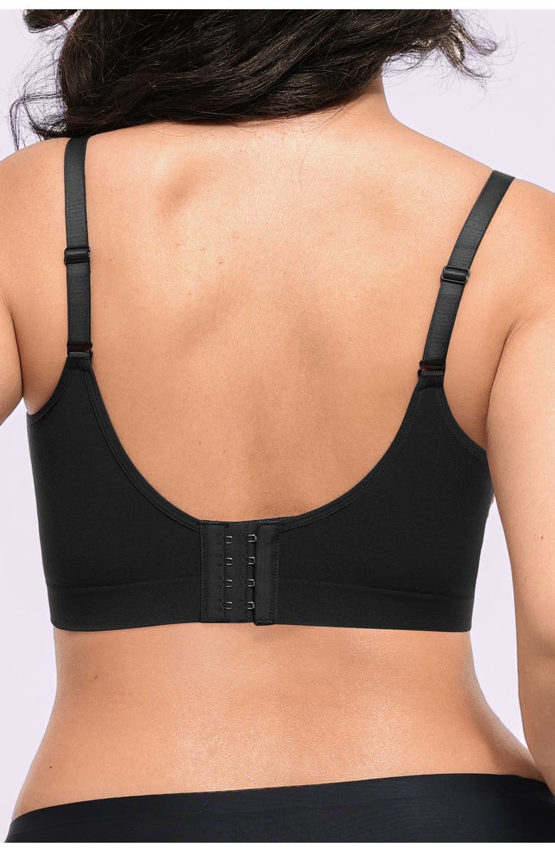 Shapellx Skin Flow Smooth Unlined Wireless Bra, Alternate, color, Classic Black