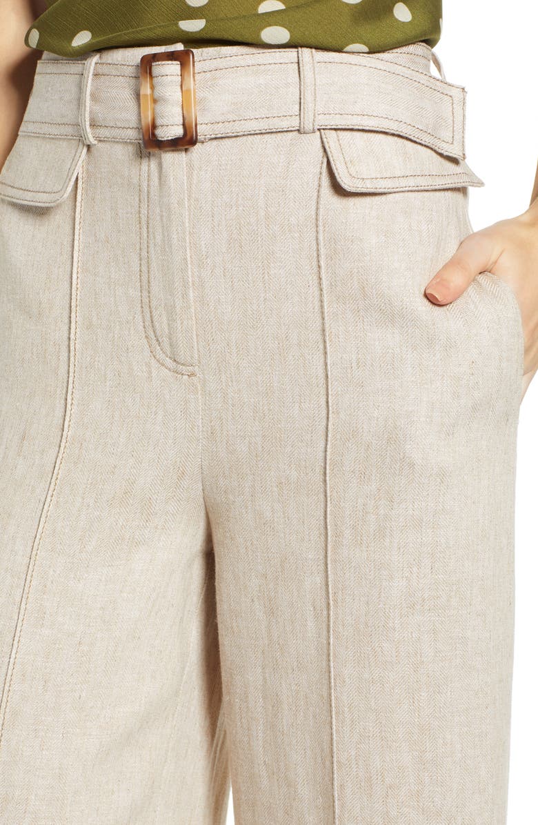 CHRISELLE LIM COLLECTION Chriselle Lim Toulouse Wide Leg Crop Trousers, Alternate, color, 