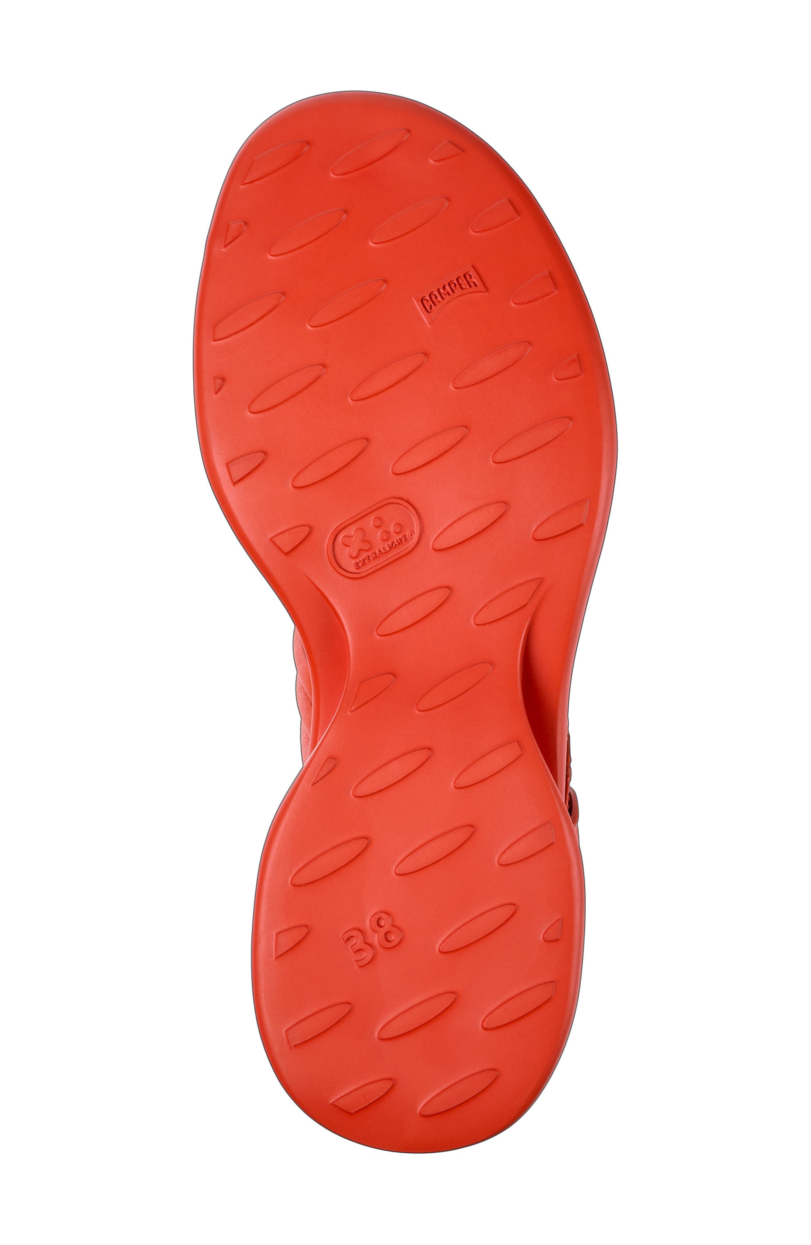 Camper Spiro Slingback Sandal, Alternate, color, Bright Red
