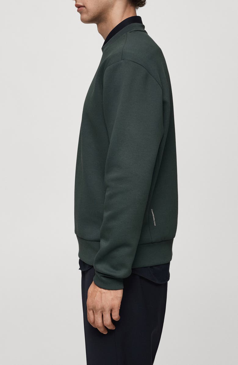 MANGO Thermoregulating Comfort Stretch Pullover Sweatshirt, Alternate, color, 