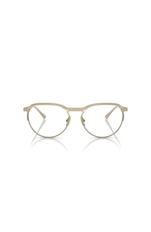 Ferrari 55mm Oval Optical Glasses In Gold